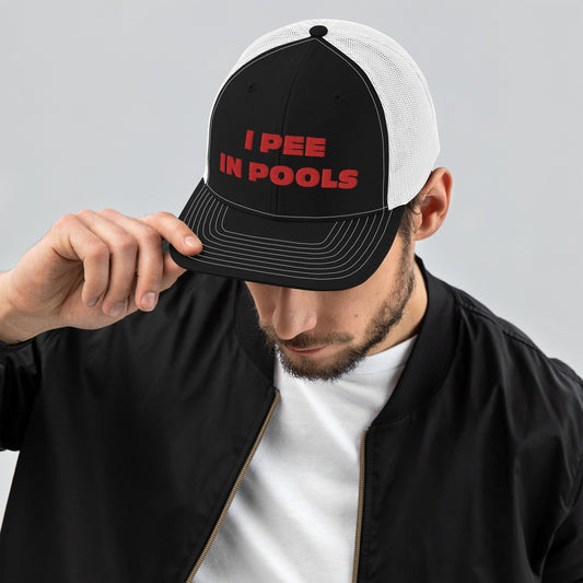 "I PEE IN POOLS" Trucker Cap - Capylove