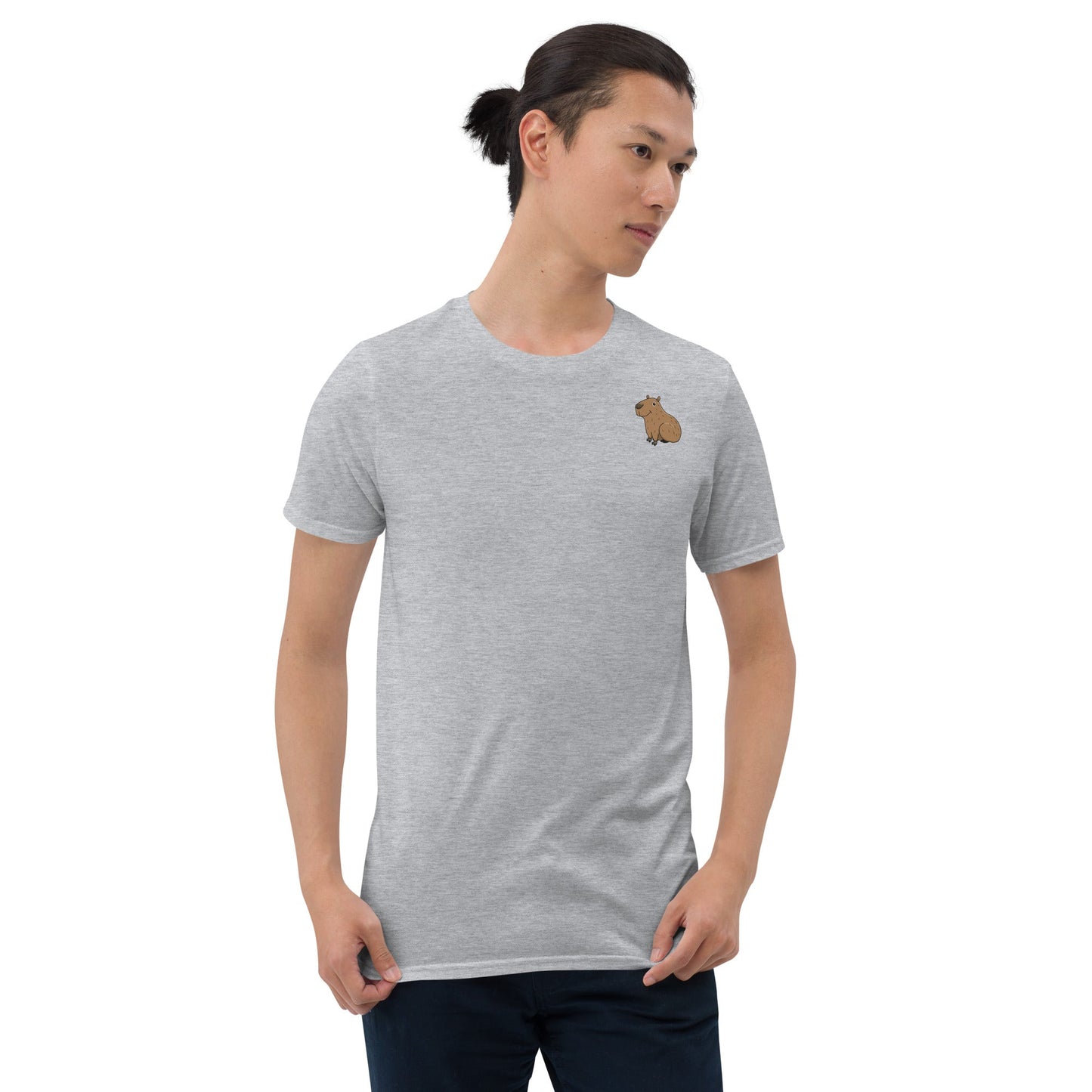 Simple Capybara Short - Sleeve Unisex T-Shirt - Capylove