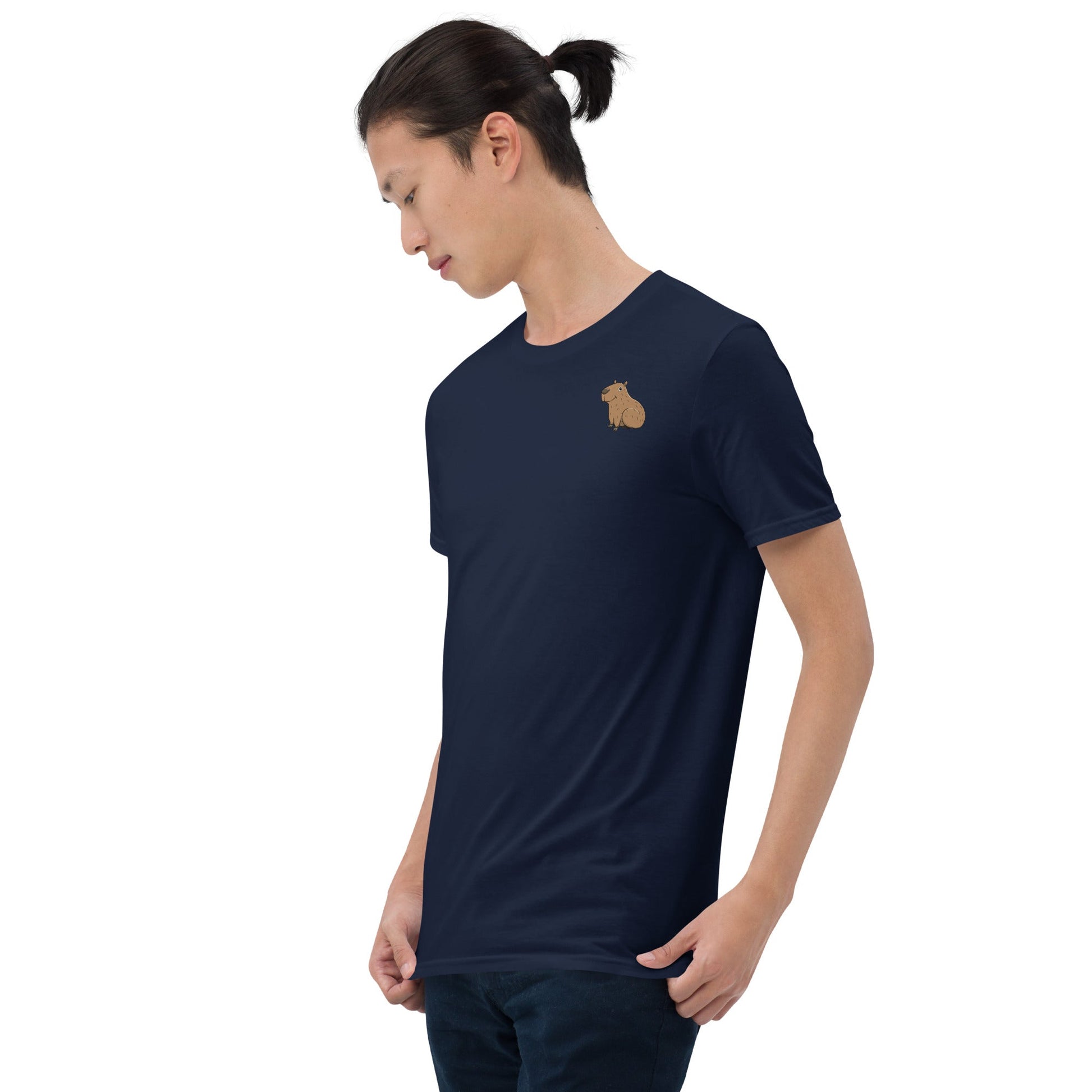 Simple Capybara Short - Sleeve Unisex T-Shirt - Capylove