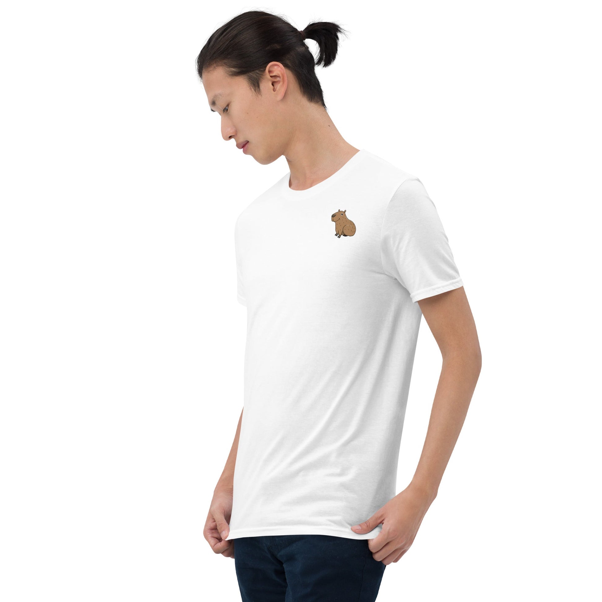 Simple Capybara Short - Sleeve Unisex T-Shirt - Capylove