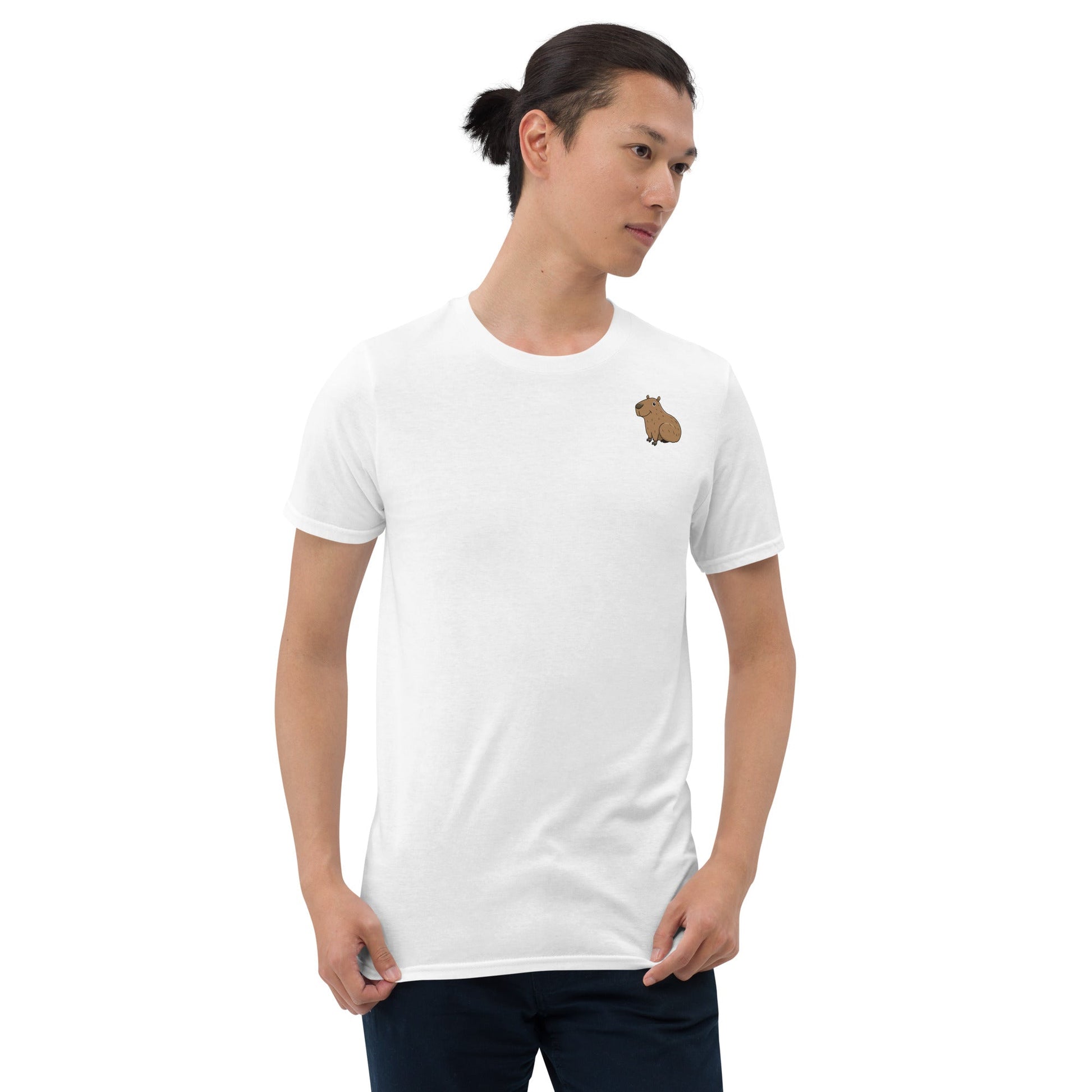 Simple Capybara Short - Sleeve Unisex T-Shirt - Capylove