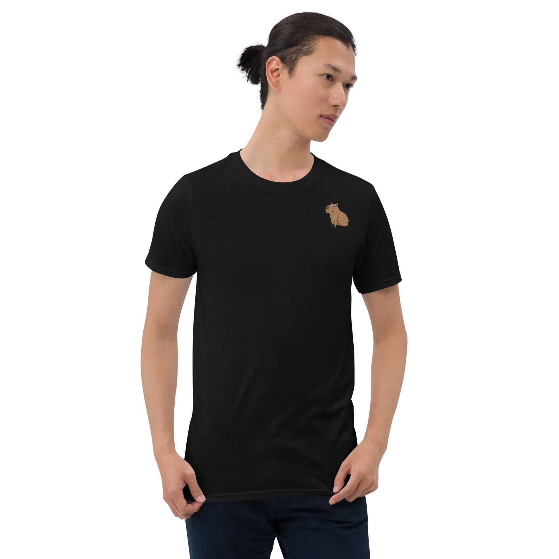 Simple Capybara Short - Sleeve Unisex T-Shirt - Capylove